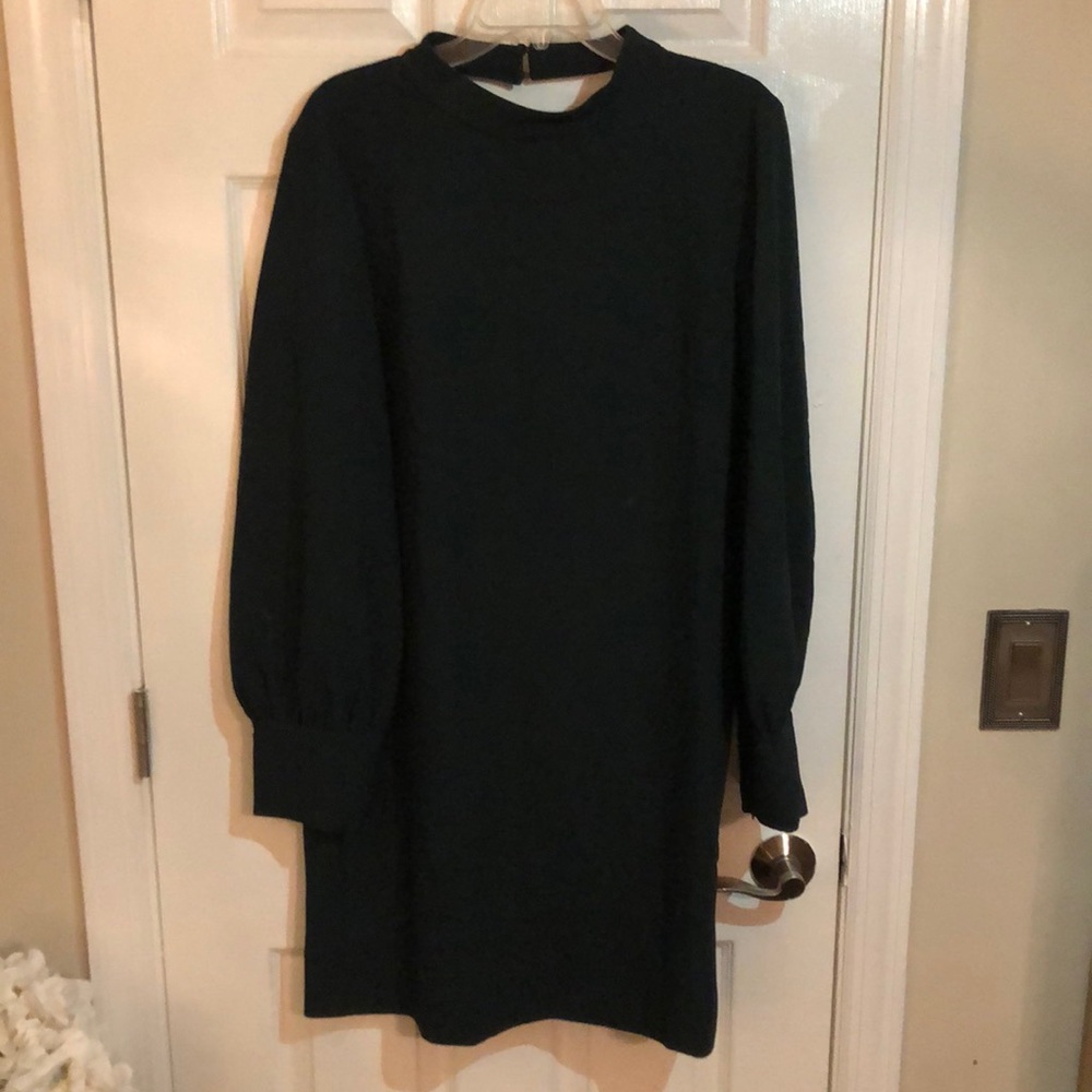 Green evening dress
